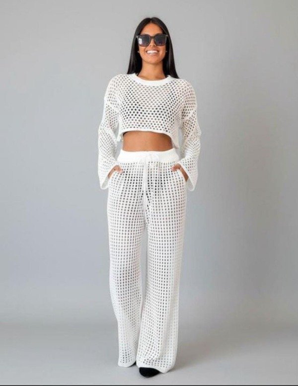 Producto - CONJUNTO SUETER Y PANTALÓN TEJIDO