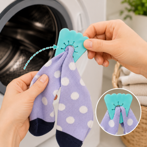 Producto - Sujetadores para Lavar Medias x6