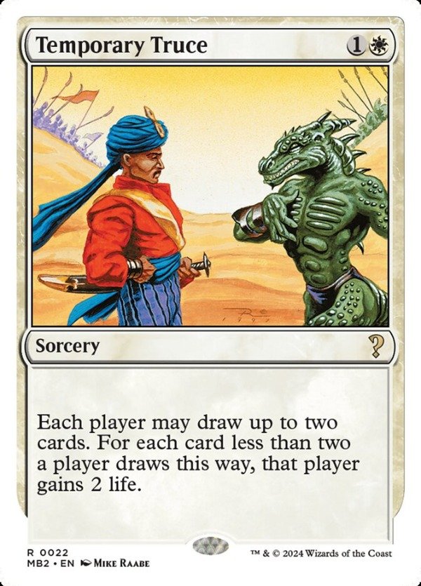 Producto - Temporary Truce White-Bordered  Mystery Booster 2