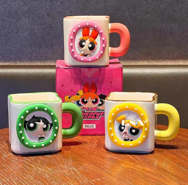 Producto - Taza importada Las chicas Superpoderosas Cuadradas