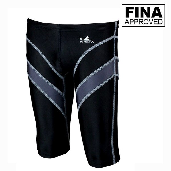 Producto - Jammer de Competición Combinado Negro/Gris Niño/Hombre FINA - 2