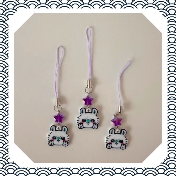 Producto - Charm Momonga Kawaii - Llavero Cute con Estrella