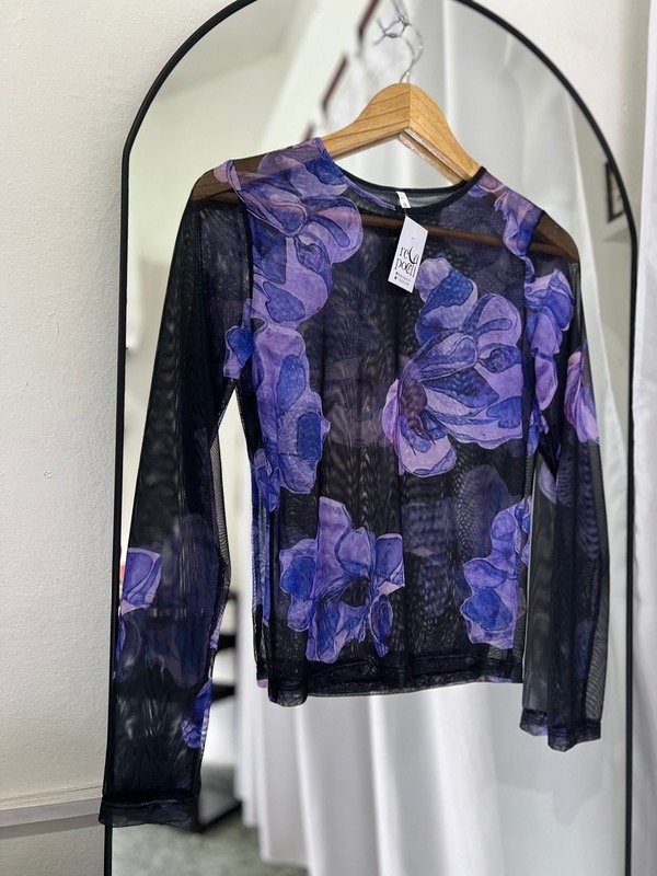 Producto - Top Tul FLORES