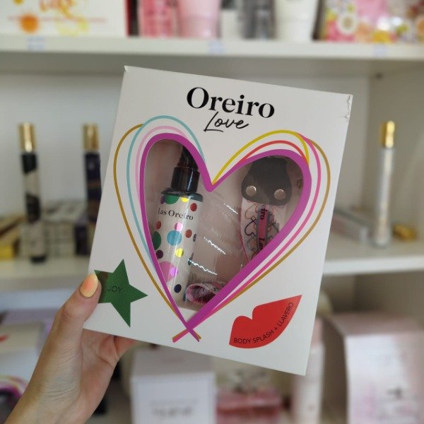 Producto - Estuche body splash joy + llavero las oreiro