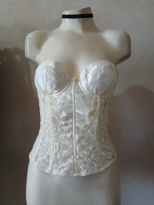 Producto - Corset satinado con encaje Victorias Secret