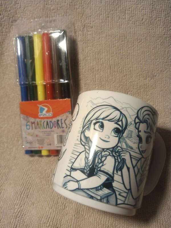 Producto - Taza para pintar, borrar y volver a pintar