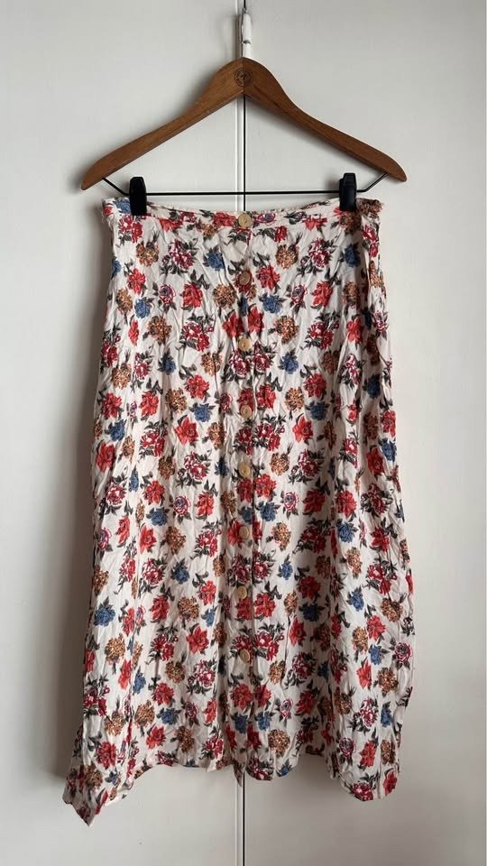 Producto - Falda vintage Talle L flores