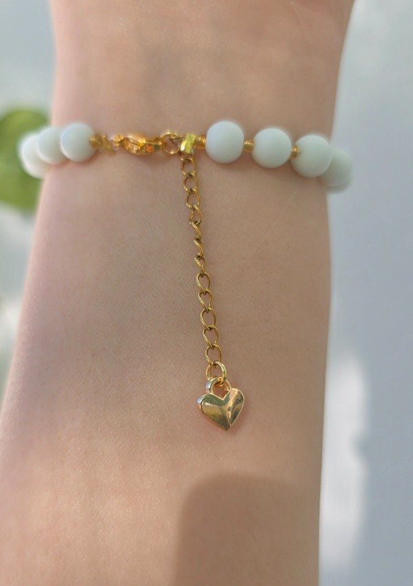 Producto - Pulsera Jaspe Dalmata y Blanco - 5