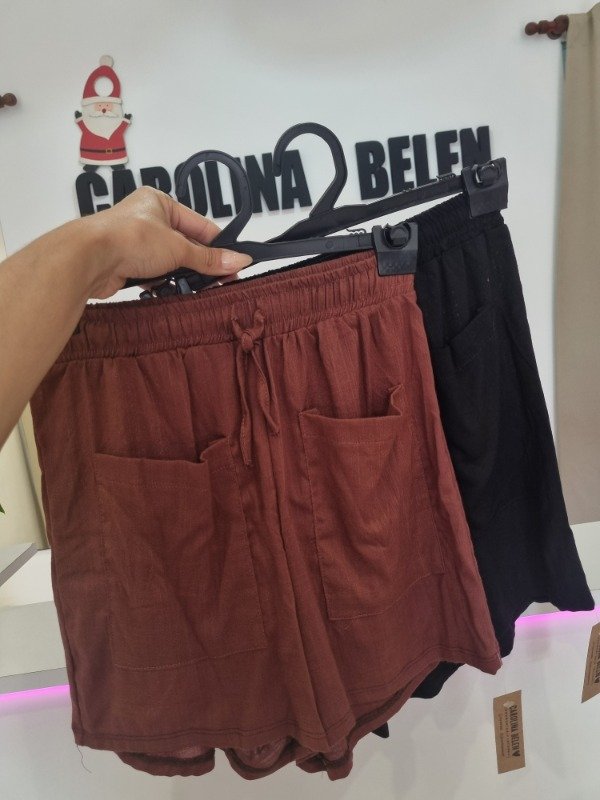 Producto - Short cargo lino