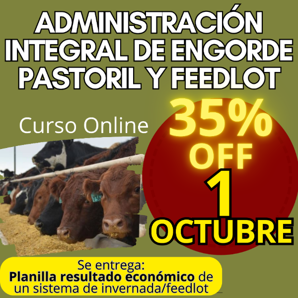 Producto - Curso Online: Administración Integral de Engorde Pastoril y Feedlot - 0