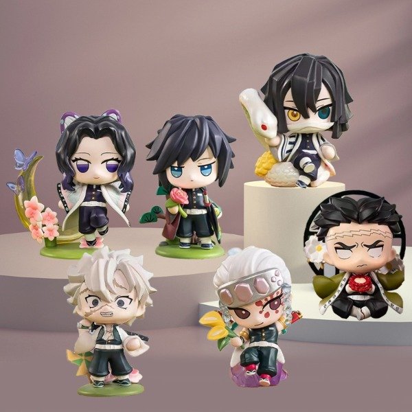 Producto - Set Primaveral Pilares - Kimetsu no yaiba - Demon slayer - 7cm