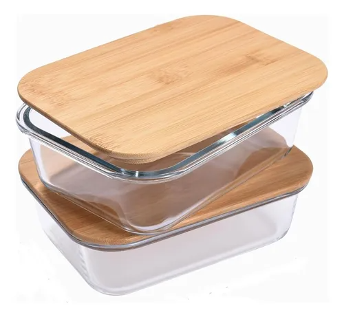 Producto - TAPPER VIDRIO / TAPA BAMBU