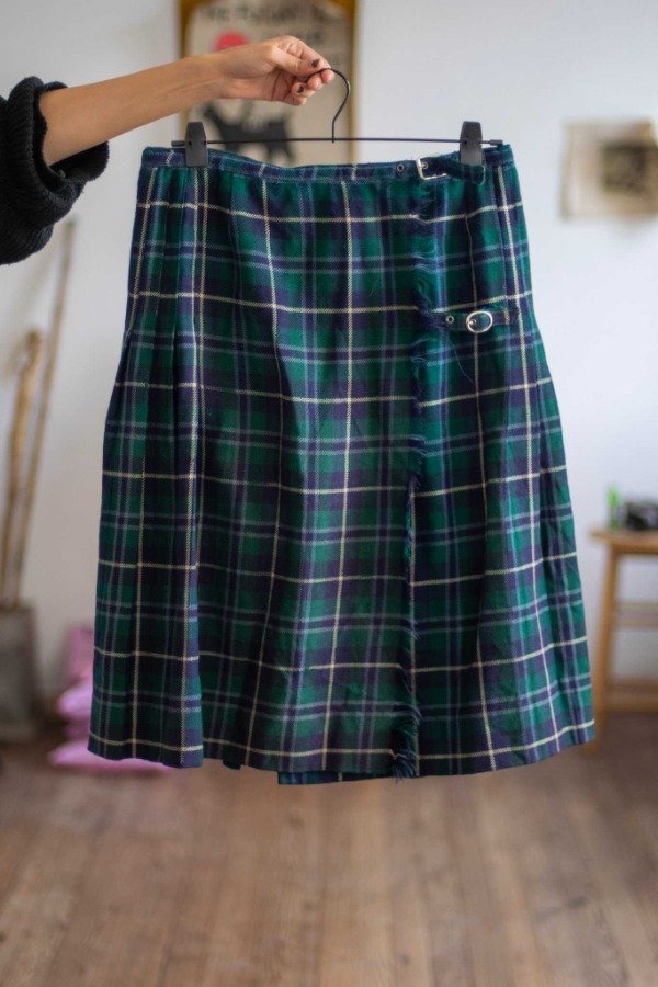 Producto - Kilt Verde y Azul Talle: L -