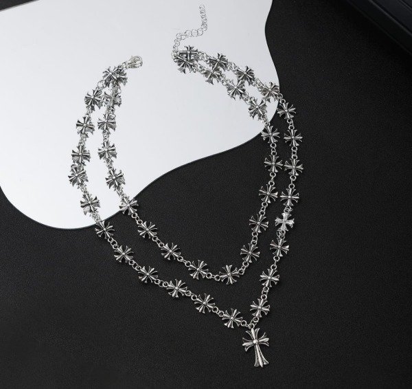 Producto - Collar Chrome Hearts Doble - 0