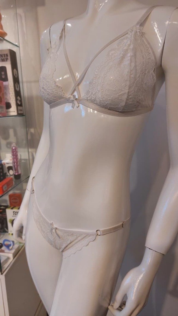 Producto - Conjunto con tiras cruzadas Blanco - 2