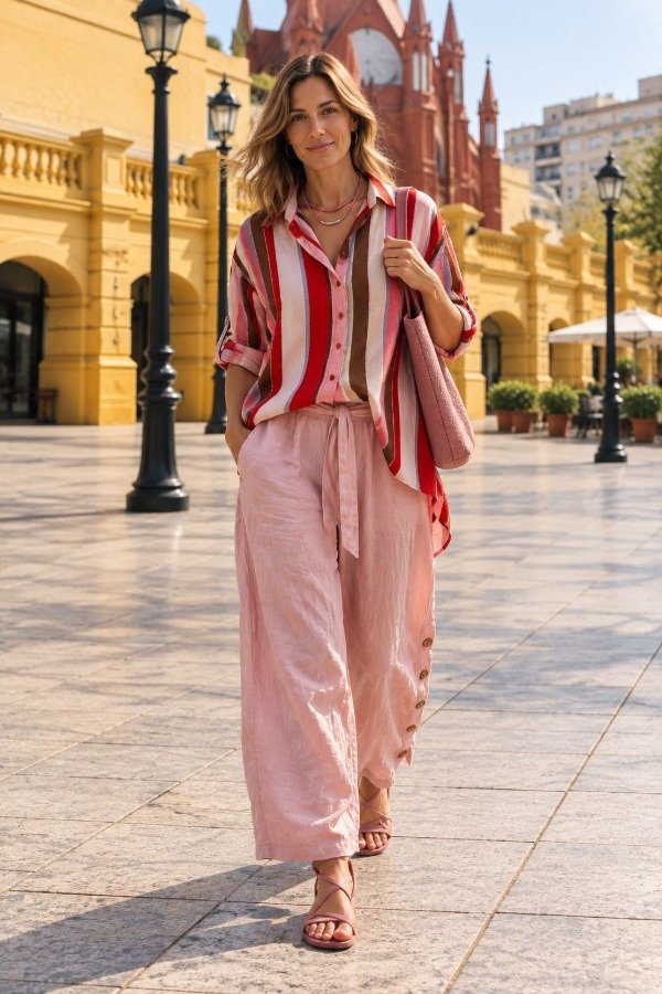 Producto - camisola rayas con rojo - 0