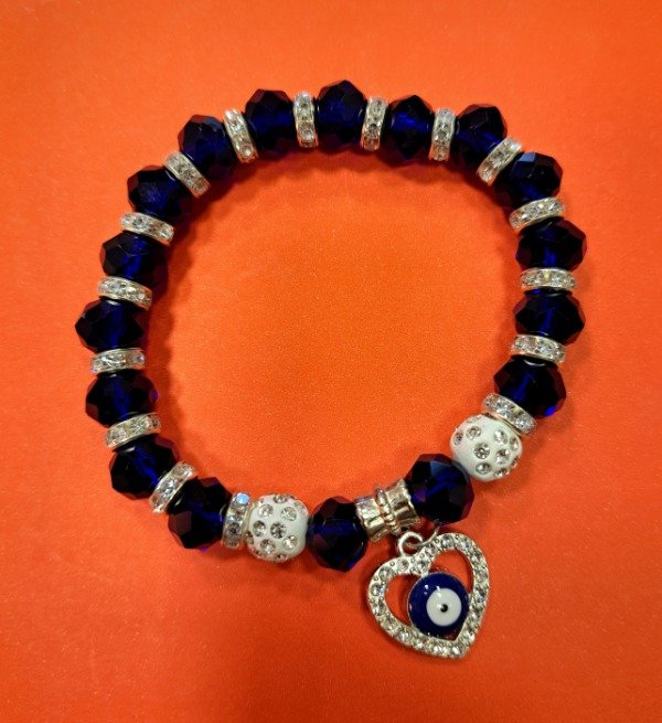 Producto - Pulsera Ojo Turco con dije corazón
