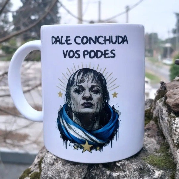 Producto - Taza ceramica Dale conchuda vos podes Locomotora Olivera