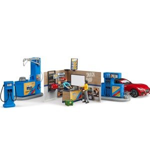 Producto - Bruder  bworld Petrol station and car wash 62111