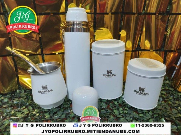 Producto - SET DE TERMO DE 500CC + MATE Y BOMBILLA + AZUCARERA Y YERBERA