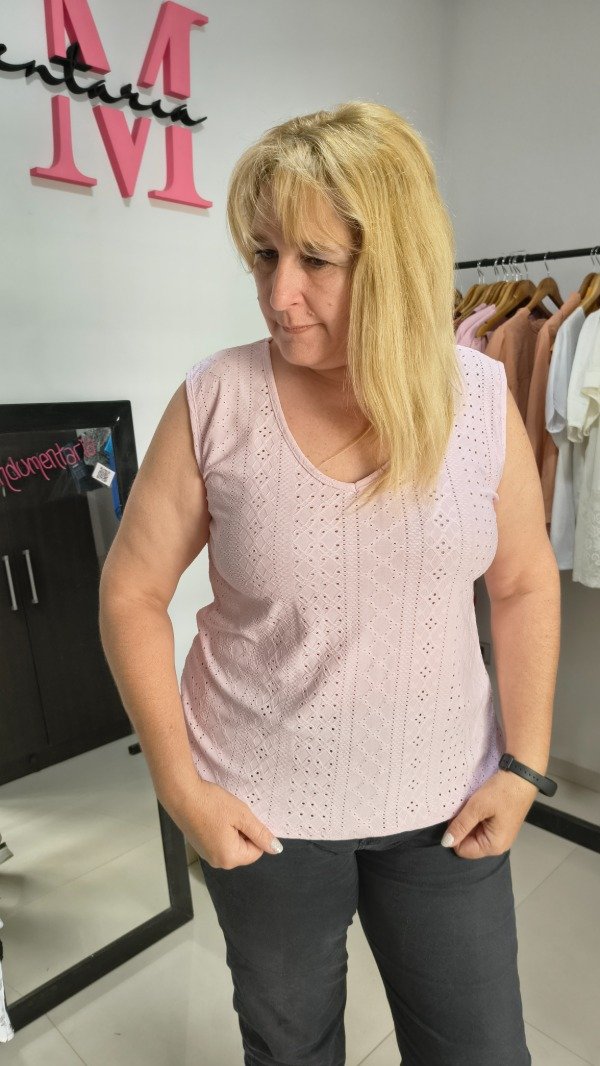 Producto - Musculosa Broderie