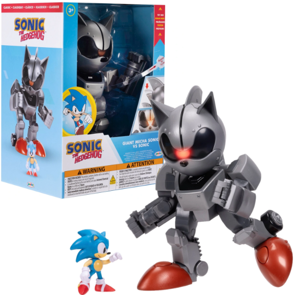 Producto - Sonic The Hedgehog Deluxe Giant Mecha Sonic vs Sonic Pack