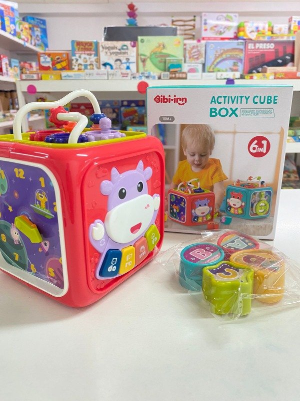 Producto - Activity cube box- Cubo didáctico- 6 propuestas en 1- Roma