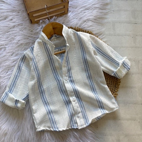 Producto - Camisa Teo CELESTE línea niños 4 al 12 - 0