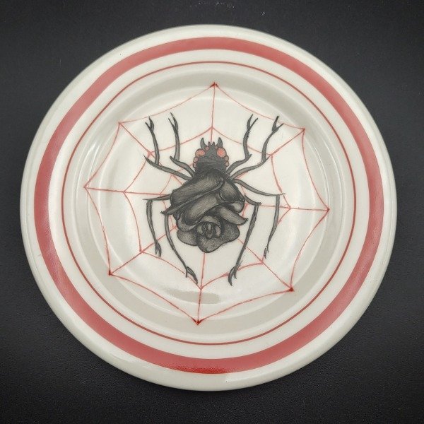 Producto - Juego 2 platos rosa arácnida