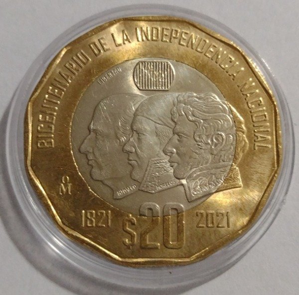 Producto - México 20 pesos 2021. Bicentenario de la Independencia - 0