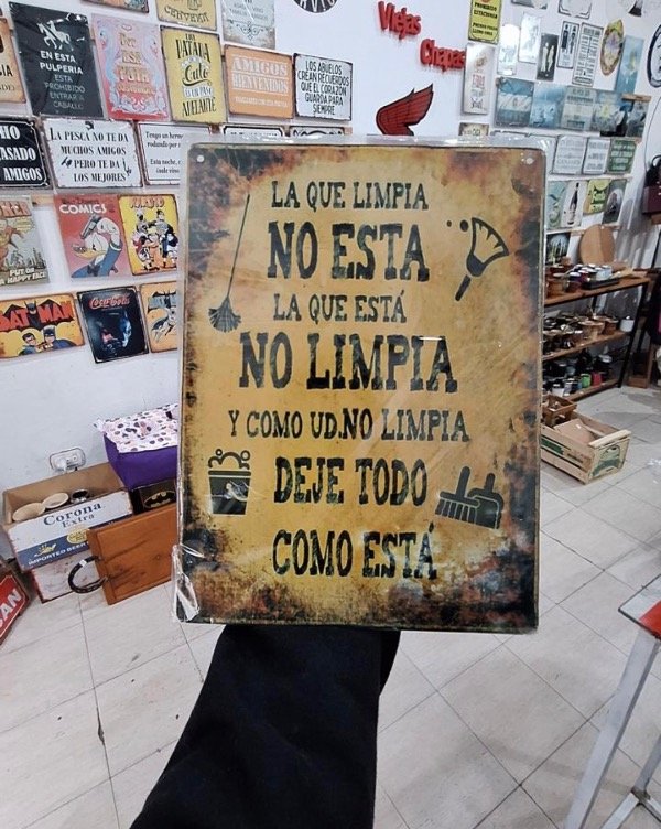 Producto - Chapa Frase 11