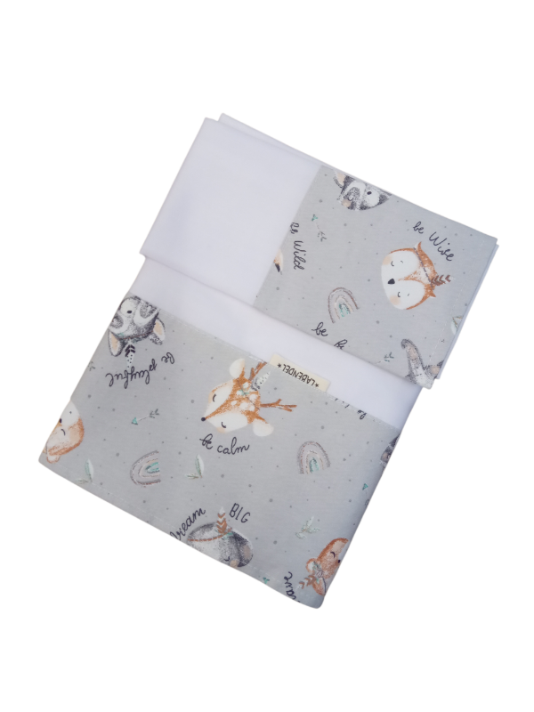 Producto - Sabanitas practicuna animalitos gris