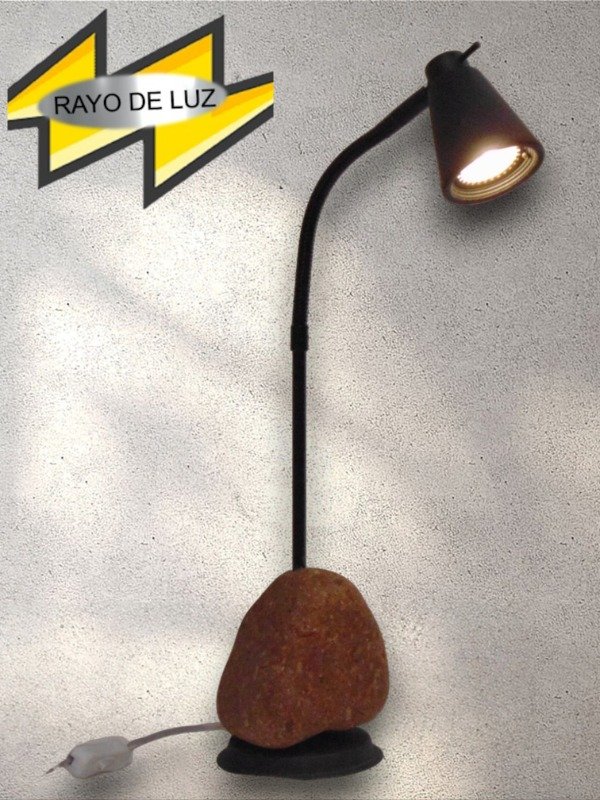 Producto - #1508 Lampara Piedra "Reciclemos"