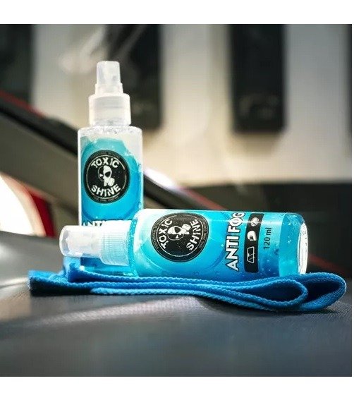 Producto - TOXIC SHINE ANTI FOG ANTIFOG 120 ML EVITA EMPAÑO DESEMPAÑANTE VIDRIO Y CASCO