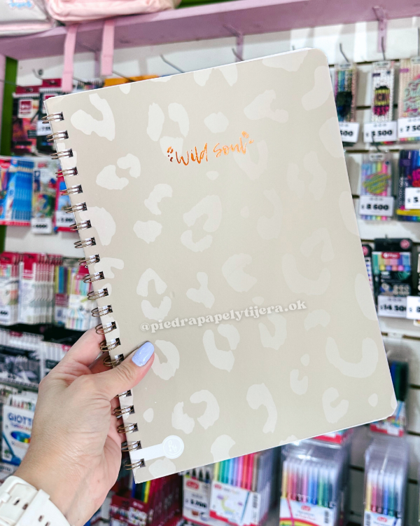 Producto - Cuaderno semirigido wild soul