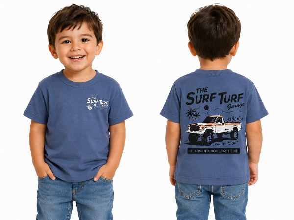 Producto - REMERAS ALGODÓN BEBÉ DOBLE ESTAMPA SURF TURF - 3