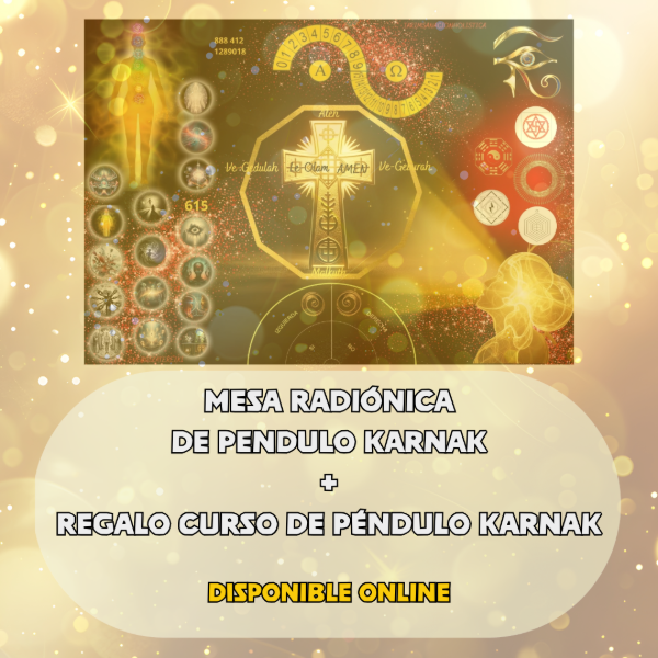 Producto - CURSO DE TERAPEUTA EN PÉNDULO KARNAK