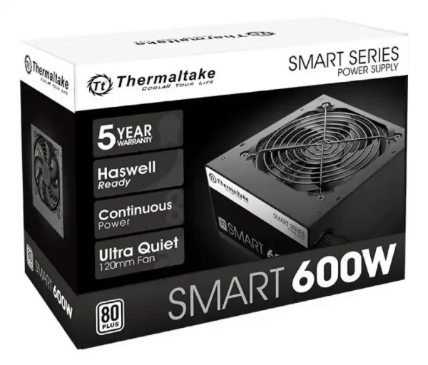 Producto - Fuente Thermaltake 600W Smart 80P White