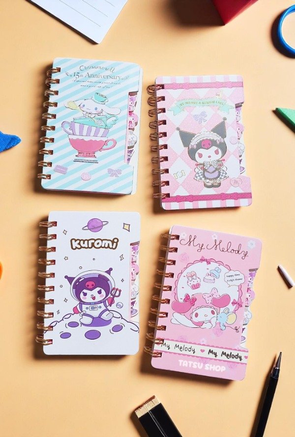 Producto - Libreta Sanrio Gold Tapa Dura