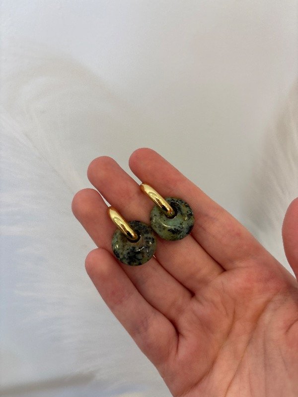 Producto - Argollas Espléndida Cuarzo Azul