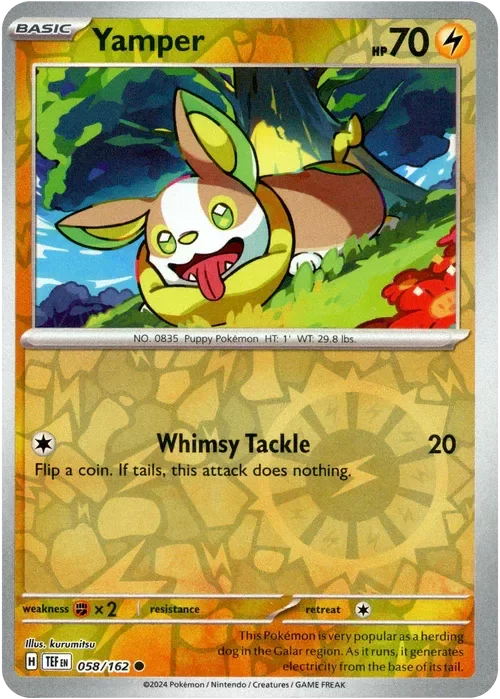 Producto - Yamper - 058/162 - Temporal Forces - Reverse Holo