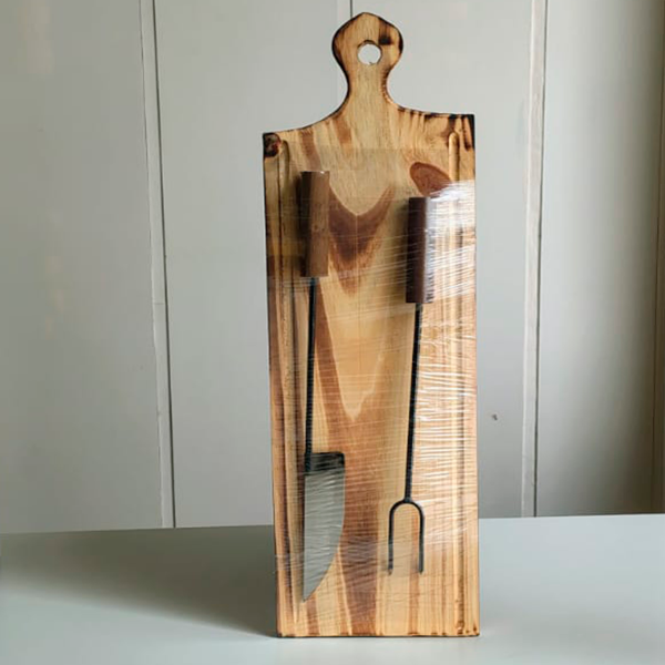 Producto - TABLA CUCHILLO TENEDOR ARTESANAL