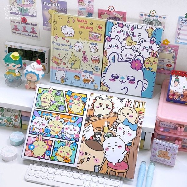 Producto - Cuadernos Chiikawa Tapa Dura A5 (96hojas)