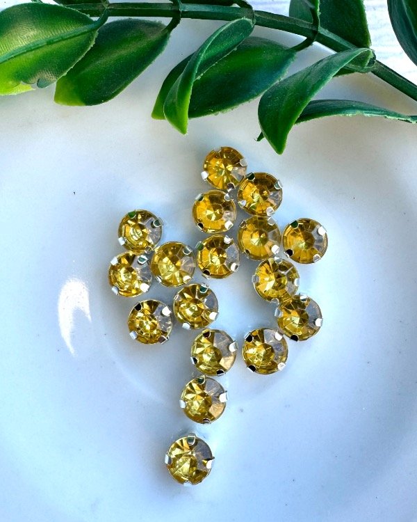 Producto - 8MM REDONDA AMARILLO CLARO