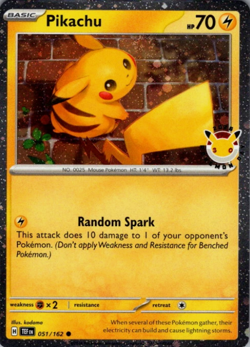 Producto - Pikachu (051/162) Temporal Forces (Pokemon Day 2026)