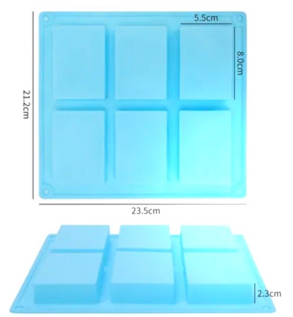 Producto - MOLDE SILICONA RECTANGULAR IDEAL JABON!! - 1