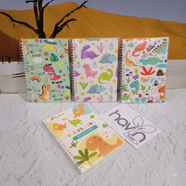 Producto - CUADERNO ESPIRAL DINOSAURIO A5