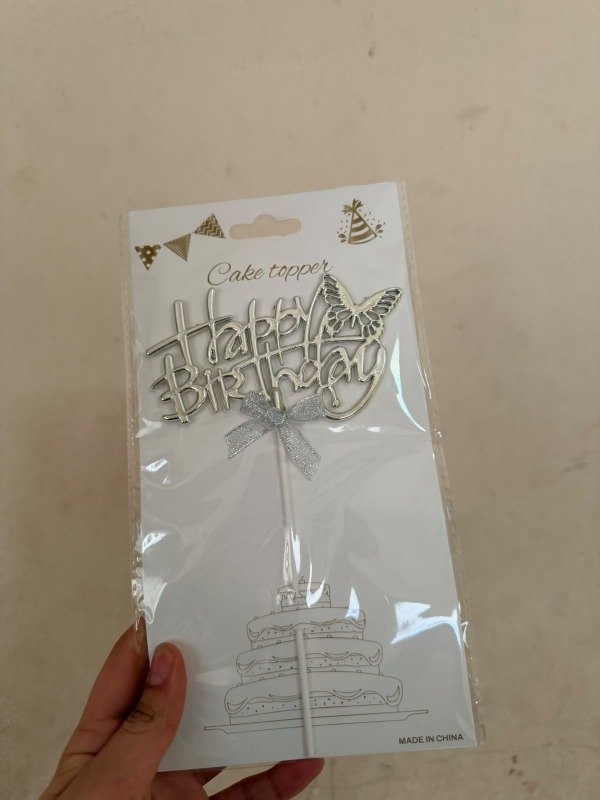 Producto - Topper happy birthday - varios modelos - 4