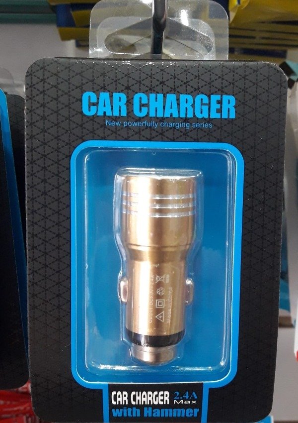 Producto - CABEZAL DE AUTO CAR CHARGER 2.4A (4758)