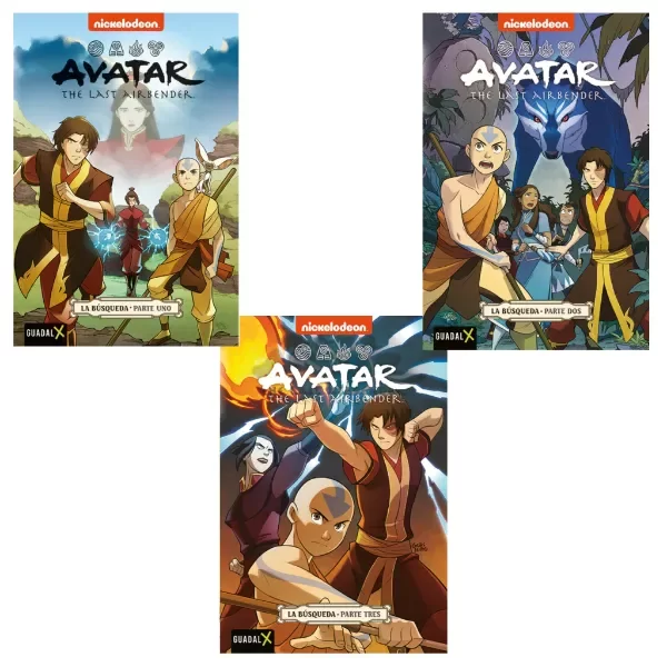 Producto - Avatar The Last Airbender La Busqueda 01, 02 y 03 (PACK SERIE COMPLETA)